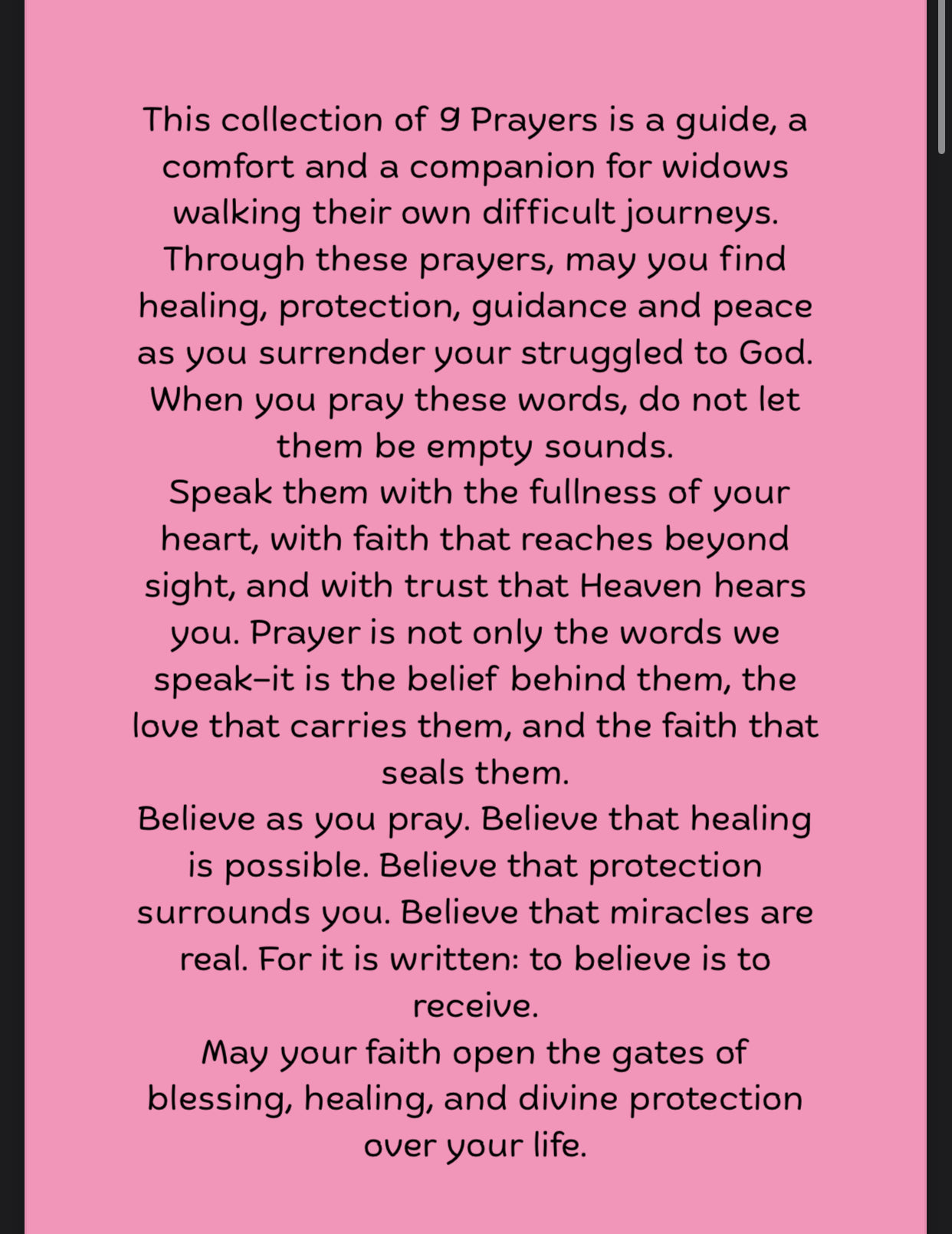 9 Prayers: A Collection of Prayers for Healing