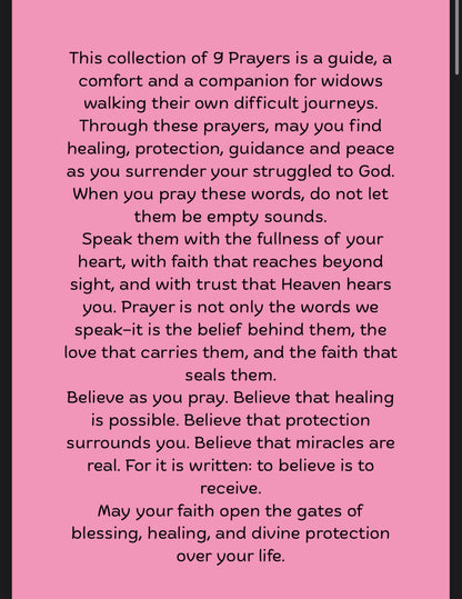 9 Prayers: A Collection of Prayers for Healing