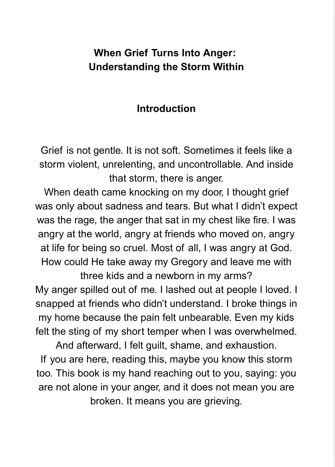 When Grief Turns Into Anger: Understanding The Storm Within