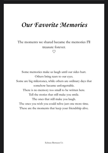 Echoes Between Us