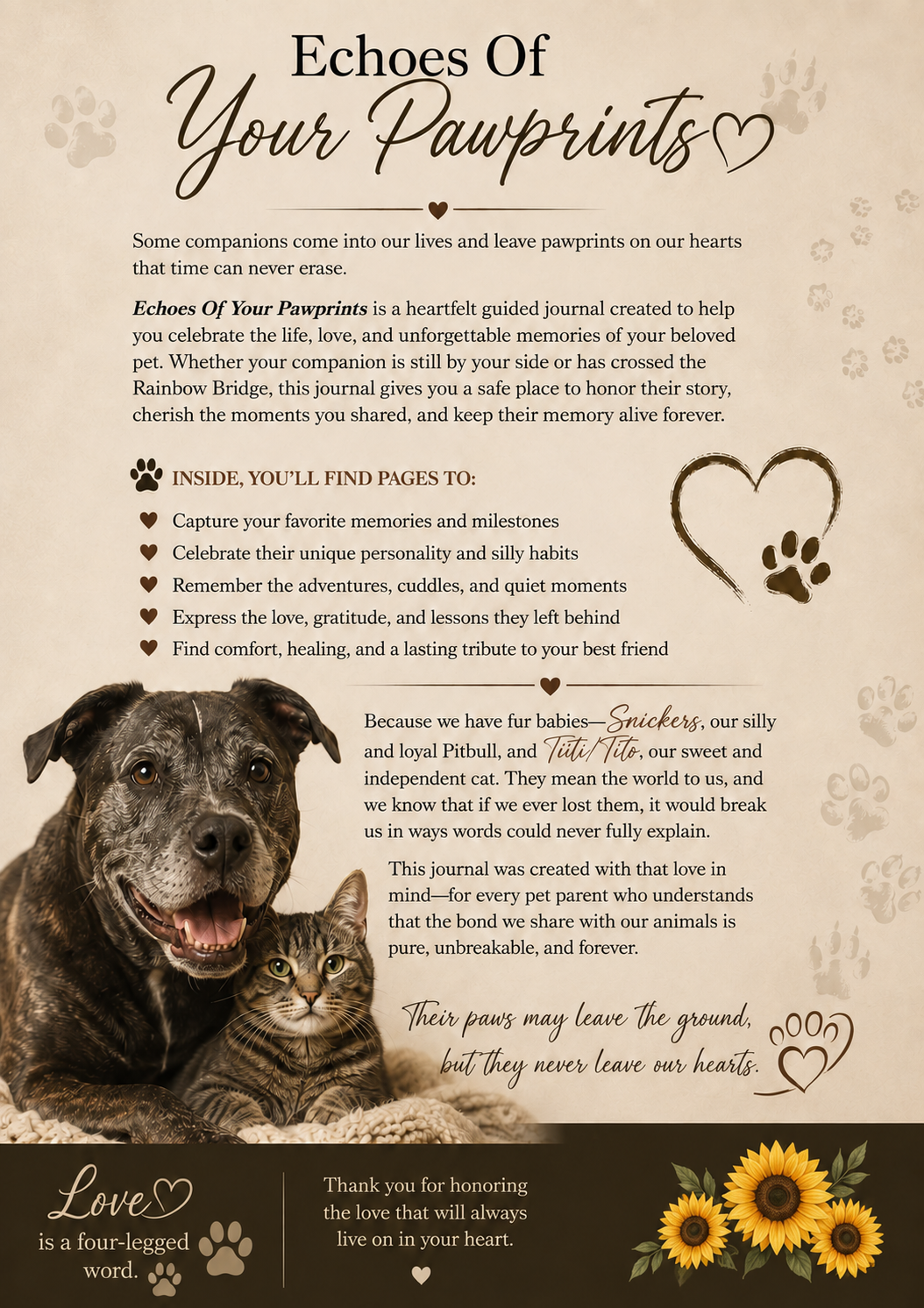 Echoes Of Your Paw Prints